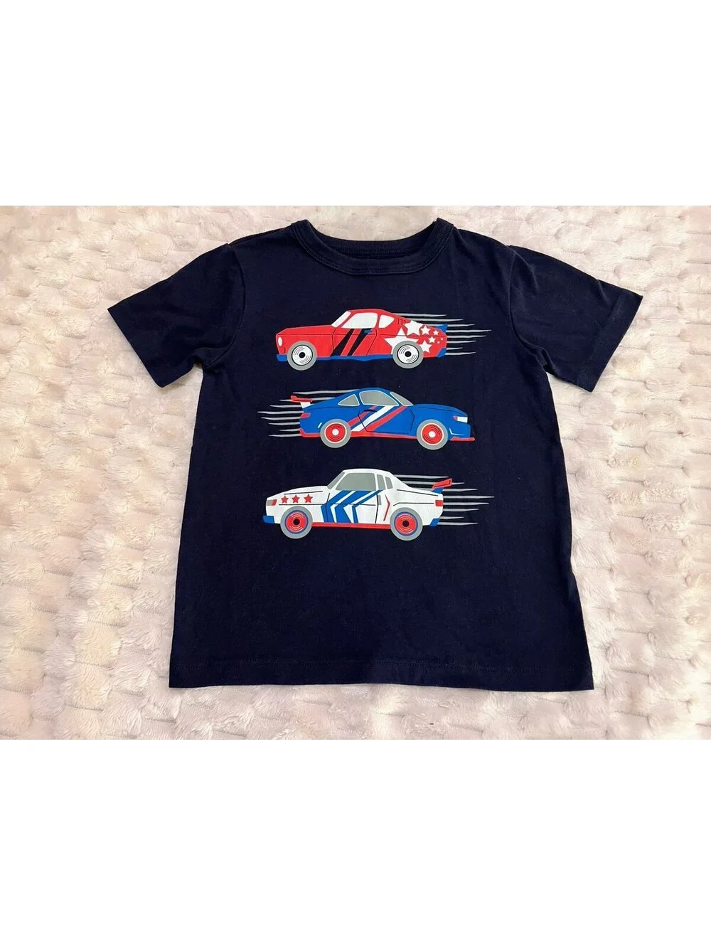 TCP Toddler Boy Short Sleeve T-Shirt Set, 2k (3T); Race Cars & Kid Genius